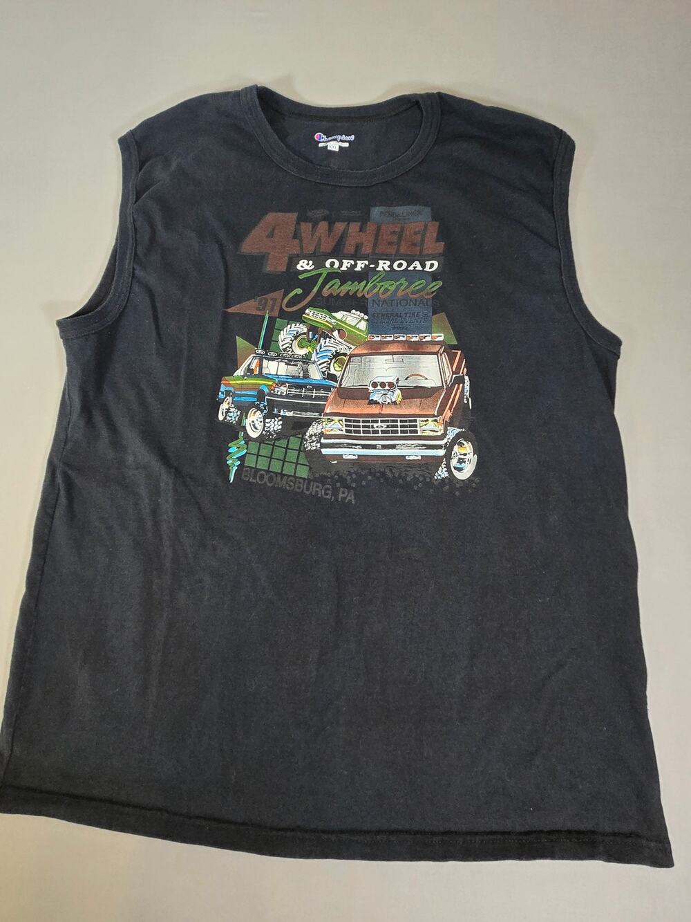 Vintage Champion 4-Wheel & Off-Road Jamboree Tank Top Muscle Shirt Mens XXL
